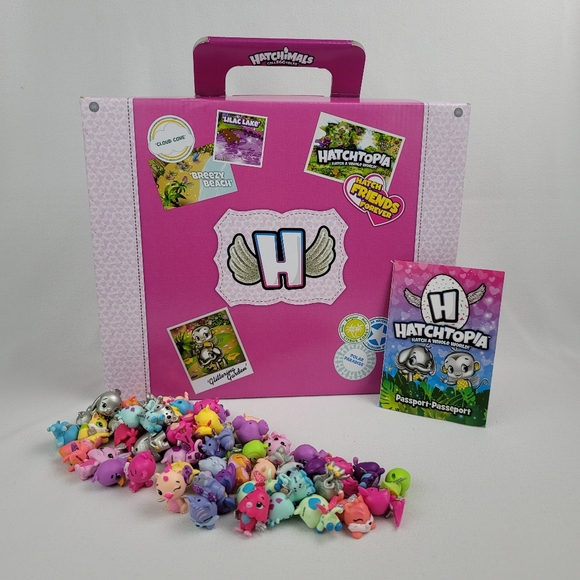 Hatchimals Best Friends Travel Pack Hatchy Suitcase Platinum Pal Exclusives - Picture 16 of 16